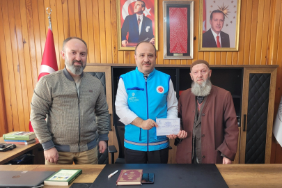 Edirne'de Gazze'ye Destek Amacıyla Kurulan Hayır Çarşısının Geliri TDV'ye Teslim Edildi