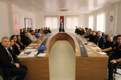 Ergene’de Ulusal Düzey Tatbikat Hazırlıkları Konuşuldu