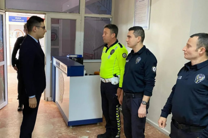 Kaymakam Tutar’dan Emniyet ve Jandarma Birimlerine Ziyaret