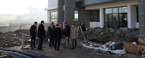 Vali Sezer, Yeni Okul İnşaatlarında İncelemelerde Bulundu