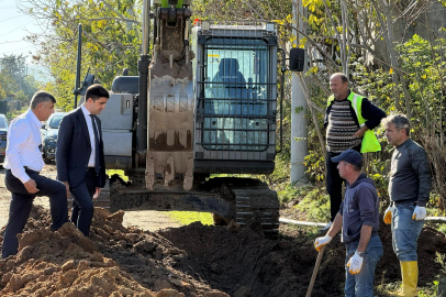 Kaymakam Sevgili Kumdere Köyünde İncelemelerde Bulundu