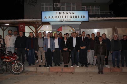 Başkan Gencan, Trakya Anadolu Birlik Derneği’ni Ziyaret Etti