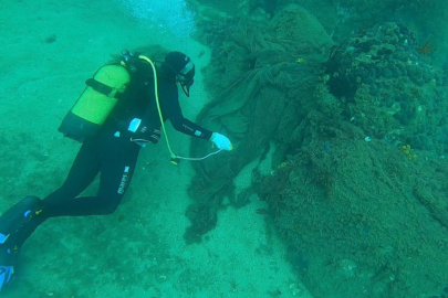 Çanakkale’de 9 Yılda Denizden 34 Bin 620 Metrekarelik Hayalet Ağ Çıkarıldı
