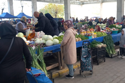Havsa Halk Pazarı Bu Hafta Sakin Geçti