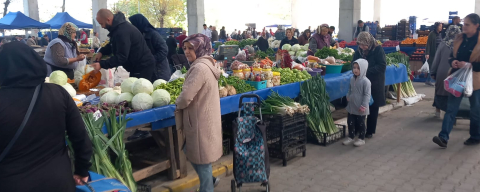 Havsa Halk Pazarı Bu Hafta Sakin Geçti