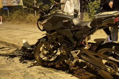 Kamyonetle Çarpışan Motosiklet Sürücüsü Yaralandı