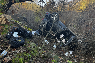 Kırklareli'nde SUV Tipi Aracın Devrilmesi Sonucu 8 Düzensiz Göçmen Yaralandı