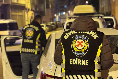 Edirne’de Sivil Trafik Denetimleri Sıklaştırıldı