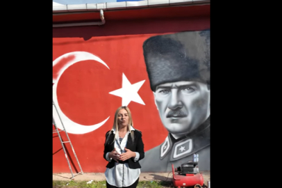 Süleymanpaşa’da Atıl Trafo Binası Atatürk Görselleriyle Yenilendi