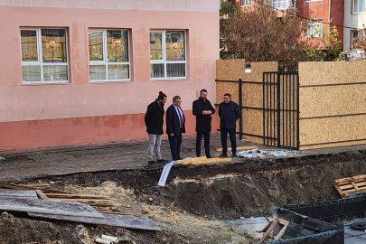 Çorlu’da Atatürk İlkokulu Ek Bina İnşaatında İnceleme Yapıldı