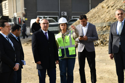 Tekirdağ’da Yeni Mesleki ve Teknik Lise İnşaatında İnceleme