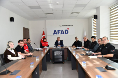 Tekirdağ’da Afet Beslenme Planı Toplantısı Yapıldı