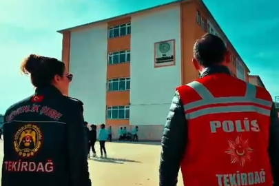 Tekirdağ'da Polis Ekiplerinden Okullarda Geniş Çaplı Denetim