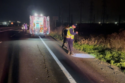 Kırklareli'nde Aracın Çarpması İle Metrelerce Uzağa Savrulan Şahıs Hayatını Kaybetti