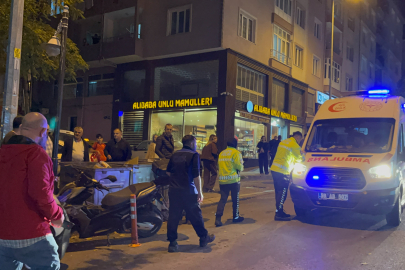 Kazaya Karışan Motosikletliye Bakarken Kaza Yaptı