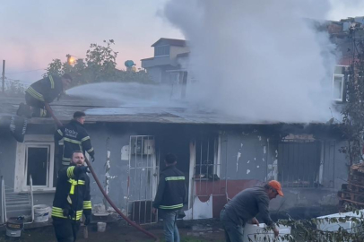 Ergene’de Ev Yangını