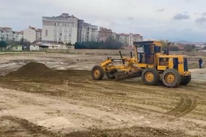 Kırklareli Belediyesi’nden Hastane Çevresine Geçici Otopark Çalışması