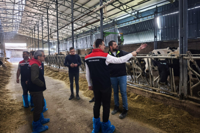 Aksoy’dan Hayvancılık İşletmesine Ziyaret