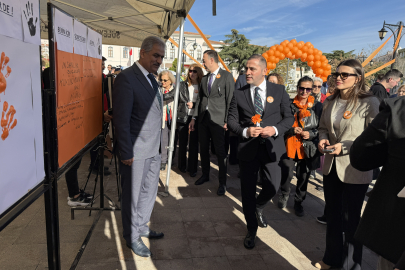 Tekirdağ'da Kadına Şiddete Karşı Farkındalık Etkinliği Düzenlendi