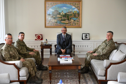 1. Ordu Komutanı Orgeneral Bahtiyar Ersay'dan Edirne Vali Sezer'e Ziyaret