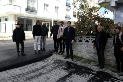 Çerkezköy’de Sıcak Asfalt Çalışmaları Sürüyor