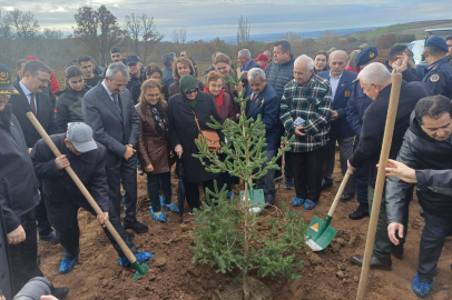 Çömlekköy’de Şehitler İçin 500 Fidan Dikildi