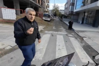 Motosikletten İnip Yol Vermekte Direndi: Ben Geçmem