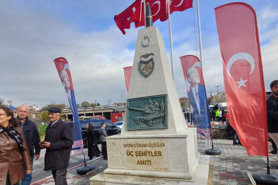 Lalapaşa’da Üç Şehitler Anıtı Yenilendi