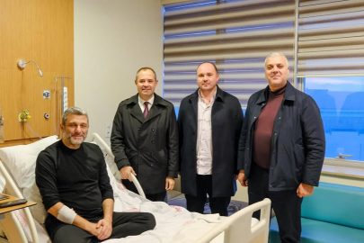 Başkan Bulut’tan Başkan Yardımcısı Yeler’e Geçmiş Olsun Ziyareti