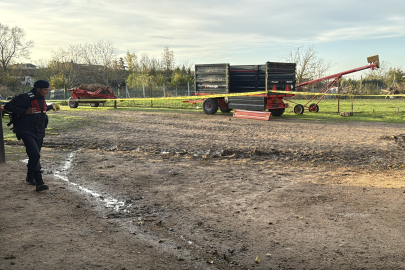 Kırklareli'nde Bir Evin Bahçesinde Bulunan Havan Topu Kontrollü Şekilde İmha Edildi