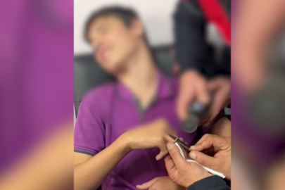 Kırklareli'nde Bir Öğrencinin Parmağına Sıkışan Demir Halka İtfaiye Ekibince Çıkarıldı