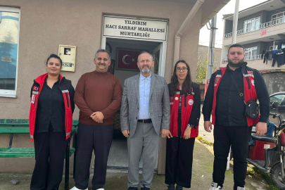 Yıldırım Hacı Sarraf Mahallesi Muhtarlığına Ziyaret