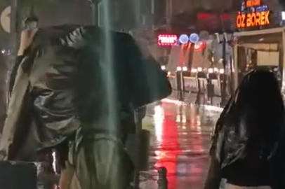 Tekirdağ'da Sağanak Yağış Etkili Oldu