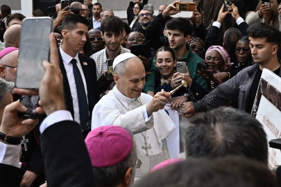 Vatikan Devlet Başkanı Papa 14. Leo, İstanbul'da Kutsal Ruh Katolik Kilisesi'nde Hitapta Bulundu