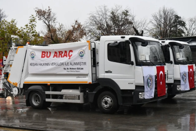 Keşan Belediyesi’nden Temiz Şehir İçin İki Yeni Temizlik Aracı