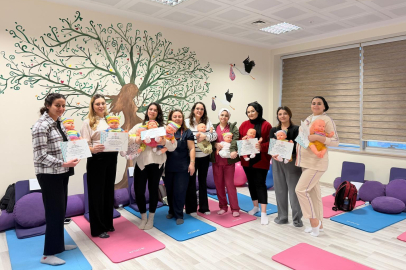 Kırklareli Eğitim ve Araştırma Hastanesi Gebe Okulu Eğitimlerini Tamamladı