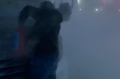 Park Halindeki Minibüste Yangın