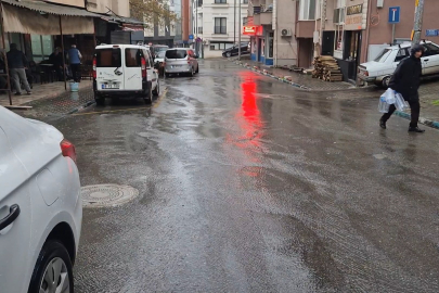 Tekirdağ'da Sağanak Yağış Etkili Oldu