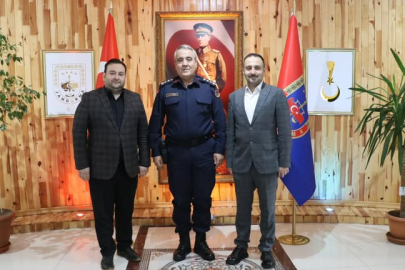 Başkan Erdem’den Jandarma Komutanına Ziyaret