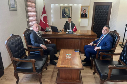 Süloğlu Kaymakamı Tutar’a Hayırlı Olsun Ziyareti