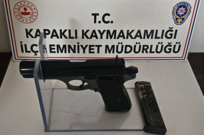 Tekirdağ'da 2 Ruhsatsız Tabanca Ele Geçirildi