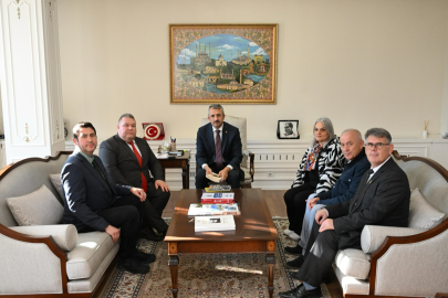 Trakya Balkan Türkleri Derneği’nden Vali Yunus Sezer’e Ziyaret
