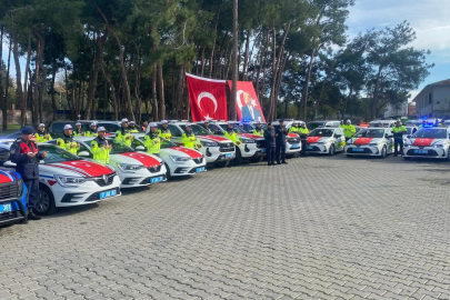 Çanakkale'de Kolluk Birimlerine 95 Yeni Araç