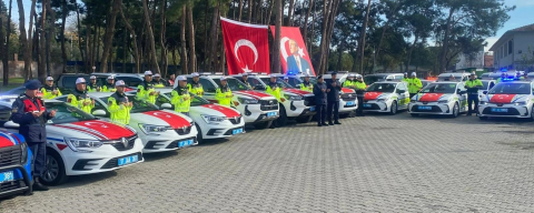 Çanakkale'de Kolluk Birimlerine 95 Yeni Araç