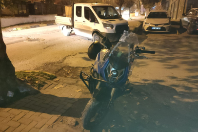 Keşan’da Kamyonete Çarpan Motosiklet Sürücüsü Yaralandı