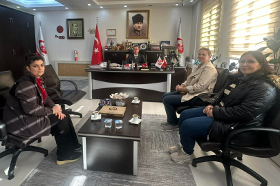 Lalapaşa Cumhuriyet Ortaokulu’ndan Başkan Geldi’ye teşekkür ziyareti