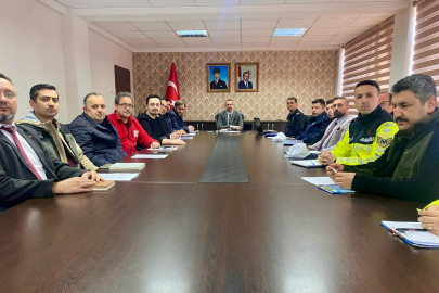Pınarhisar'da Kış Tedbirleri Toplantısı Gerçekleştirildi