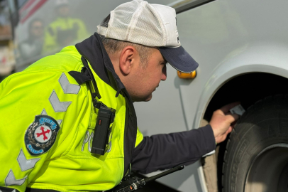 Edirne’de Kış Lastiği Denetimi
