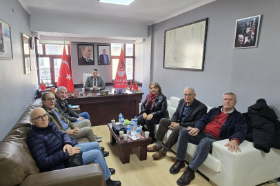 Zafer Partisi Edirne İl Başkanlığında Emekliler Derneği Ziyareti