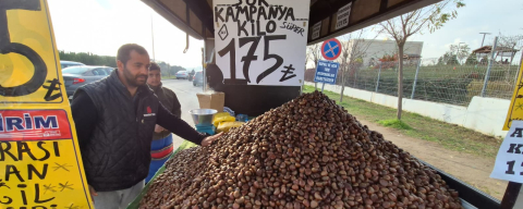 Kestane Sezonu Açıldı: Kilosu 175 Lira